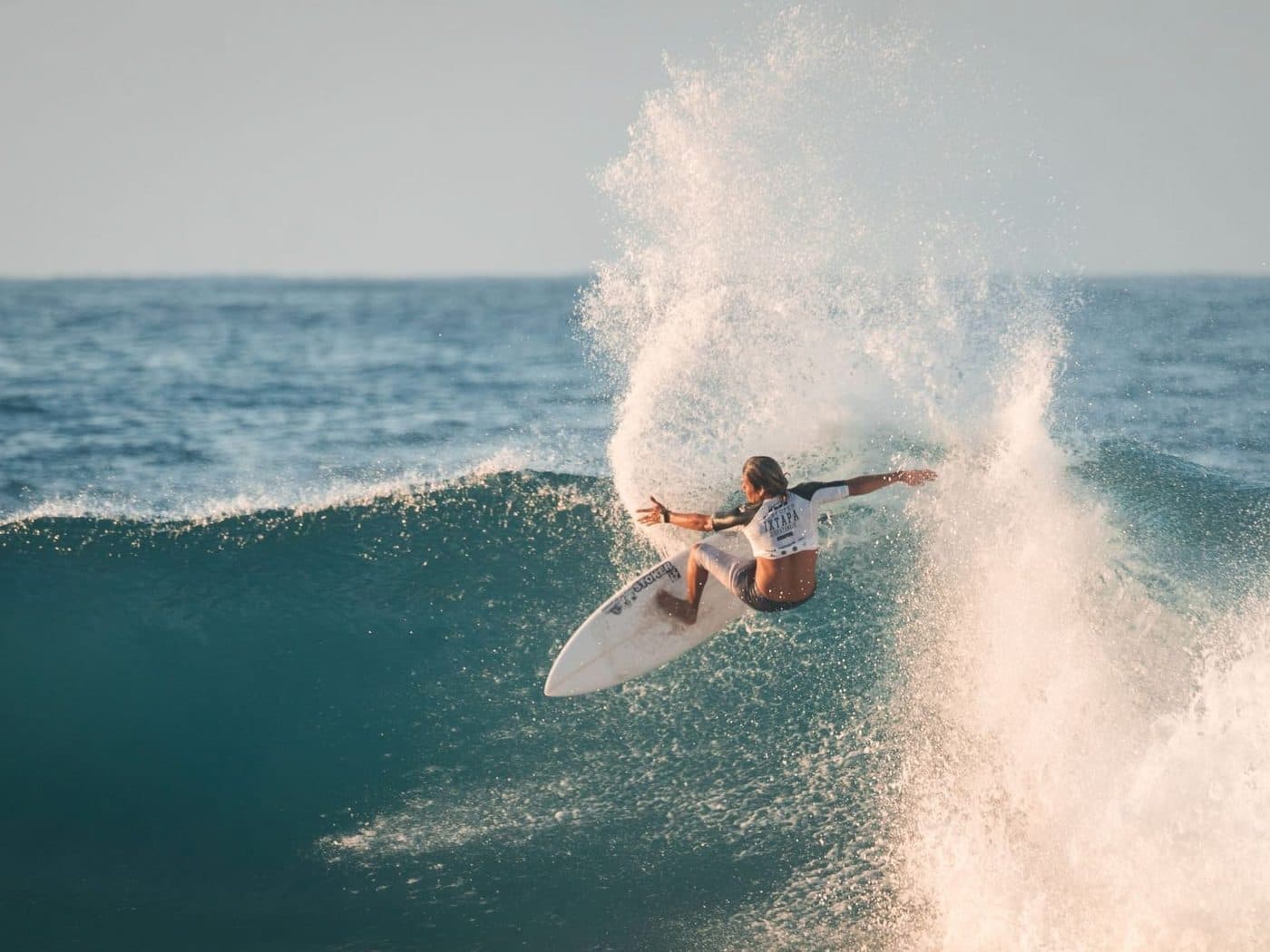 Surfing on the Pacific